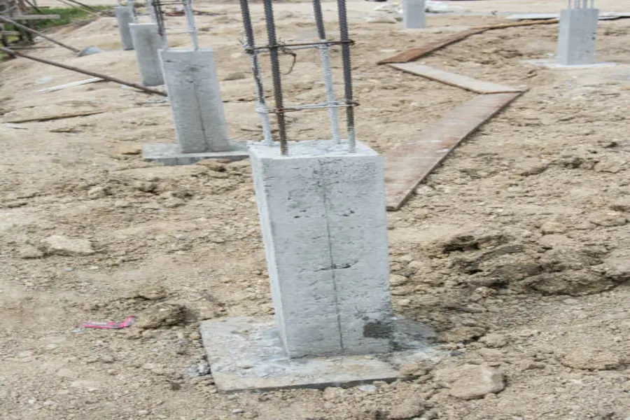 slab pier installation